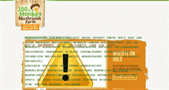 Desktop Screenshot of 100thmonkeymushrooms.com